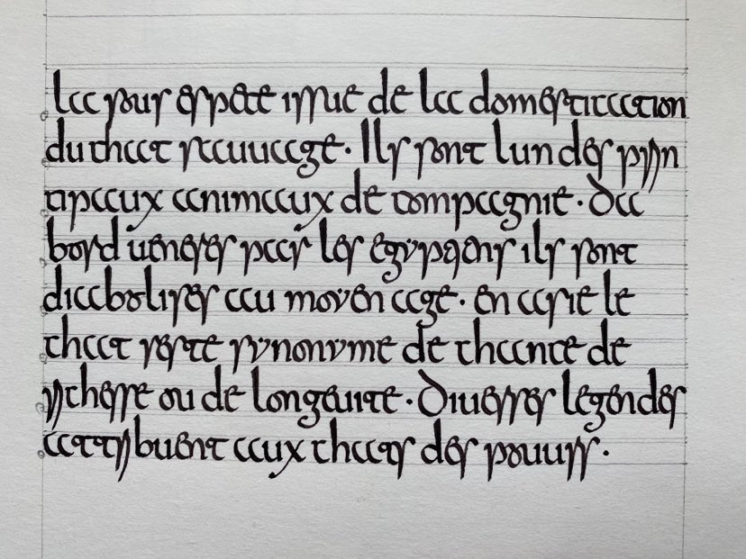 [Défi mérovingien] Calligraphier comme les mérovingiens